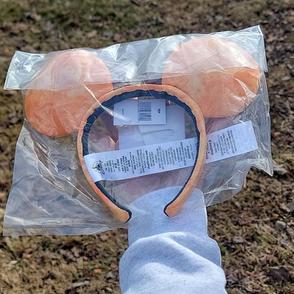 Minnie Mouse Tie Dye Headband Ears NWT